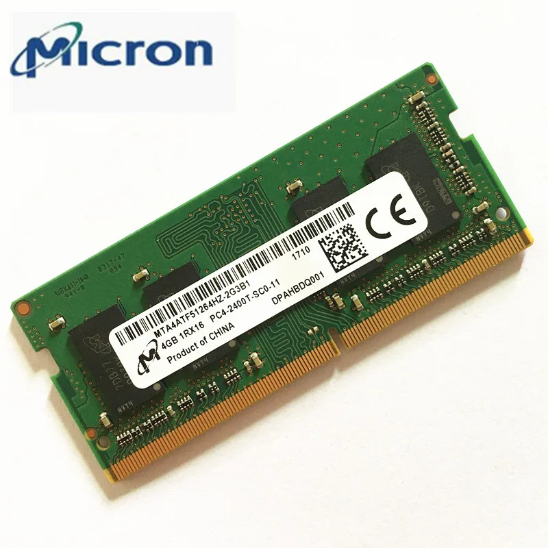 Micron DDR4 RAMs Memoria 4GB 2400MHz 1Rx16 PC4-2400T-SC0-11 память для ноутбука | Компьютеры и офис