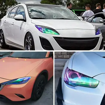 Chameleon Color Changing Tint Vinyl Wrap Sticker Waterproof Car Film Headlight 30*60cm Light G6O3 Lamp A2Z8
Chameleon Color Changing Tint Vinyl Wrap Sticker Waterproof Car Film Headlight 30*60cm Light G6O3 Lamp A2Z8