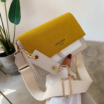 2020 New Fashion PU Leather Crossbody Messenger Bags Small Handbags Wide Strap Patchwork Chain Shoulder Bag for Women
2020 New Fashion PU Leather Crossbody Messenger Bags Small Handbags Wide Strap Patchwork Chain Shoulder Bag for Women