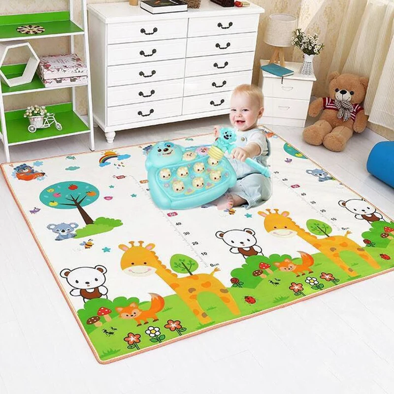 180*120CM New Crawling Baby Play Mat Thickening Eco-friendly EPE Children Playmat Cartoon Non-slip Carpet Living Room Mat
180*120CM New Crawling Baby Play Mat Thickening Eco-friendly EPE Children Playmat Cartoon Non-slip Carpet Living Room Mat