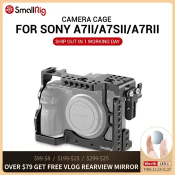 SmallRig A7m2 Camera Cage Rig for Sony a7II / a7RII / a7SII With ARRI rosette Mount and Cold Shoe Mount HDMI Cable Clamp 1982
SmallRig A7m2 Camera Cage Rig for Sony a7II / a7RII / a7SII With ARRI rosette Mount and Cold Shoe Mount HDMI Cable Clamp 1982