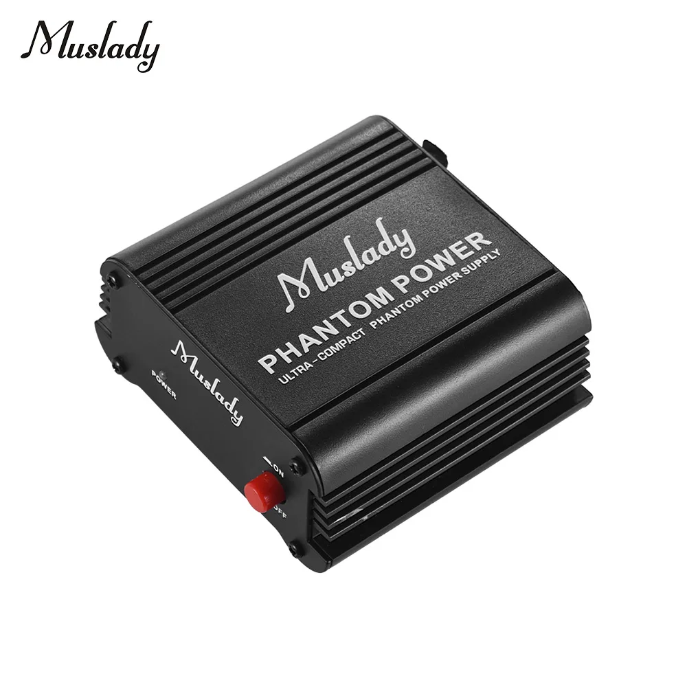 Muslady Ultra-compact Microphone +48V Phantom Power Supply with XLR Input & Output for Condenser Microphone Studio Music
Muslady Ultra-compact Microphone +48V Phantom Power Supply with XLR Input & Output for Condenser Microphone Studio Music