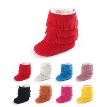 Newborn Girl Shoes Tassel Colours Soft Sole Anti-slip Infant Warm Fluff Baby Prewalkers Crib Shoes First Walkers Moccasins Boot
Newborn Girl Shoes Tassel Colours Soft Sole Anti-slip Infant Warm Fluff Baby Prewalkers Crib Shoes First Walkers Moccasins Boot