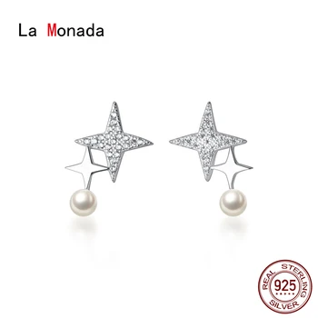 La Monada Synthetic Pearl Stud Earrings For Women Silver 925 Star Fine Women Earrings Jewelry Stud Earrings 925 Silver Women
La Monada Synthetic Pearl Stud Earrings For Women Silver 925 Star Fine Women Earrings Jewelry Stud Earrings 925 Silver Women