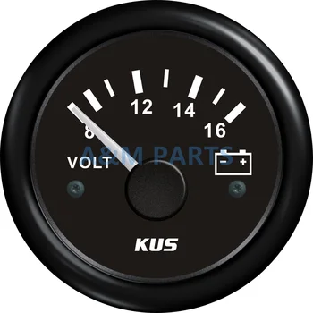 KUS Boat Voltmeter Gauge Marine Voltage Gauge Truck RV Black Plastic 8-16V 52mm 
KUS Boat Voltmeter Gauge Marine Voltage Gauge Truck RV Black Plastic 8-16V 52mm