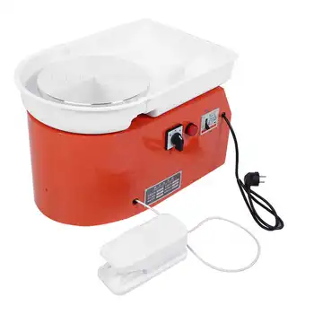 350W 220V Pottery Ceramic Wheel Machine Ceramic Shaping Tool Washable Basin with Pedal EU Plug
350W 220V Pottery Ceramic Wheel Machine Ceramic Shaping Tool Washable Basin with Pedal EU Plug