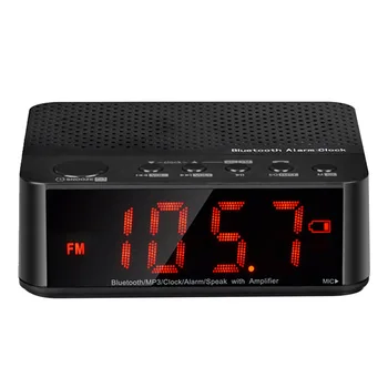 Multifunctional Radio Alarm Clock Portable Easy Snooze Sleep Timer FM LED Display Bluetooth Speaker Adjustable Brightness Travel
Multifunctional Radio Alarm Clock Portable Easy Snooze Sleep Timer FM LED Display Bluetooth Speaker Adjustable Brightness Travel