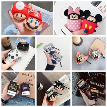 Cartoon Cute Box Wireless Bluetooth Headset Case For Apple Airpods 1 2 Earphone 3D Anime Cover For Airpods Protective Cases
Cartoon Cute Box Wireless Bluetooth Headset Case For Apple Airpods 1 2 Earphone 3D Anime Cover For Airpods Protective Cases