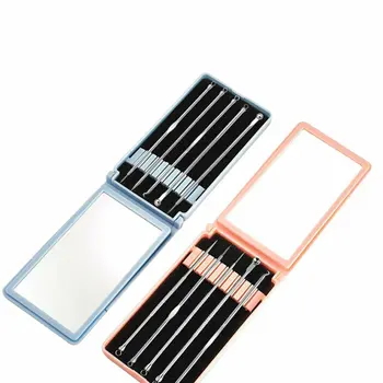 5pcs/set Pimple Needle Stainless Steel Acne Blackhead Remover Kit Blemish Comedone Extractor Remover Tool with Mirror
5pcs/set Pimple Needle Stainless Steel Acne Blackhead Remover Kit Blemish Comedone Extractor Remover Tool with Mirror
