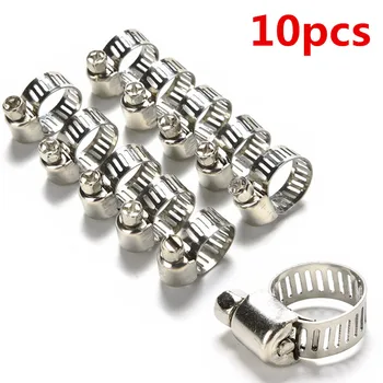 10pcs Stainless Steel Drive Hose Clamp Tri Clamp Adjustable Fuel Line Pipe Worm Gear Clip Clamp Tube Fasterner 8mm Spring Clip
10pcs Stainless Steel Drive Hose Clamp Tri Clamp Adjustable Fuel Line Pipe Worm Gear Clip Clamp Tube Fasterner 8mm Spring Clip
