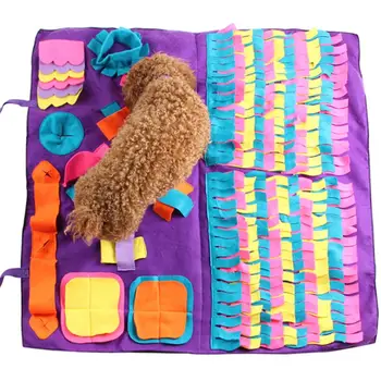Pet Dog Sniffing Mat Find Food Training Blanket Detachable Stitching Dog Mat for Relieve Stress Puzzle Sniffing Nosework Blanket
Pet Dog Sniffing Mat Find Food Training Blanket Detachable Stitching Dog Mat for Relieve Stress Puzzle Sniffing Nosework Blanket