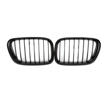 Gloss Black Front Hood Kidney Center Grille Grills Grill for BMW X5 Series E53 1999-2003 51138250052 51138250051
Gloss Black Front Hood Kidney Center Grille Grills Grill for BMW X5 Series E53 1999-2003 51138250052 51138250051