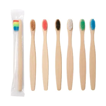 Children's Bamboo Handle Bamboo Carbon Toothbrush Rainbow Brush Oral Cleaning Toothbrushes Wooden Soft Hair Toothbrush for Kids
Children's Bamboo Handle Bamboo Carbon Toothbrush Rainbow Brush Oral Cleaning Toothbrushes Wooden Soft Hair Toothbrush for Kids