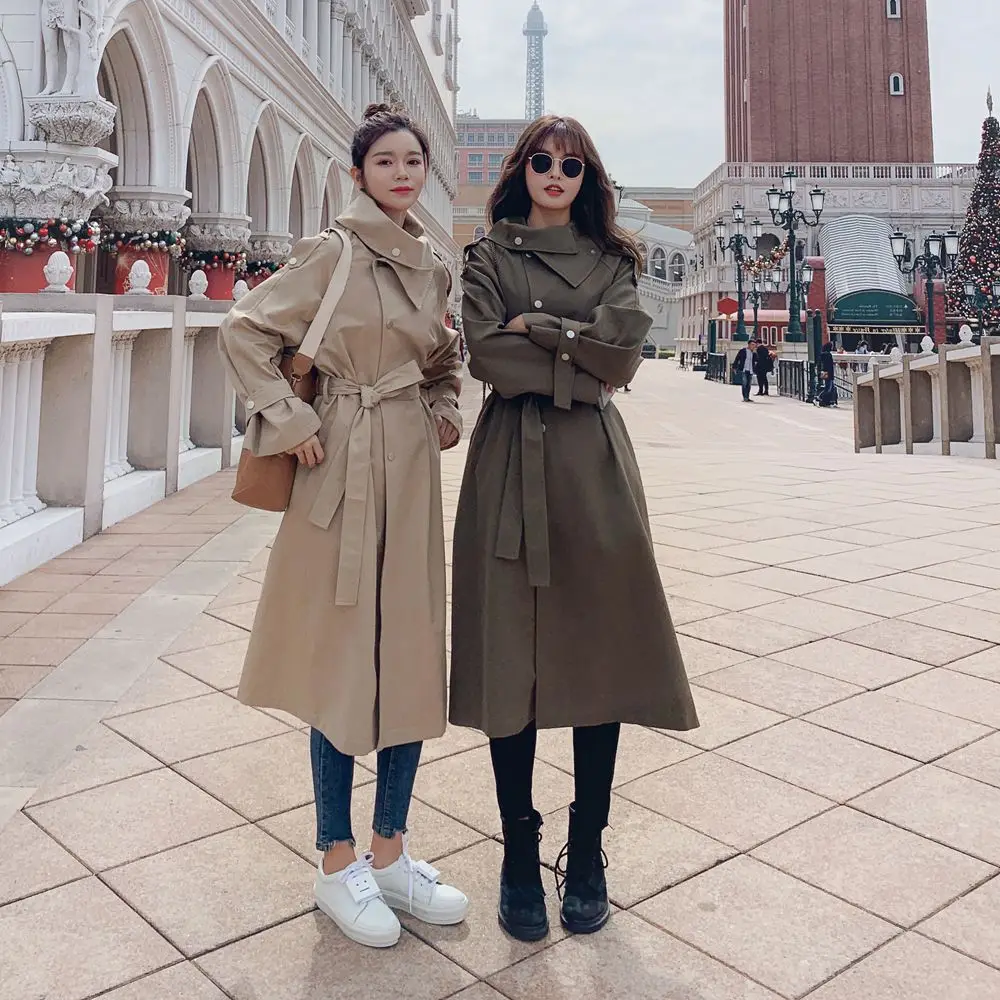 Photo Shoot South Korea Dongdaemun Fashion Single Breasted Waist Hugging Trench Coat 2020 Spring New Style WOMEN'S Dress Retro L
Photo Shoot South Korea Dongdaemun Fashion Single Breasted Waist Hugging Trench Coat 2020 Spring New Style WOMEN'S Dress Retro L