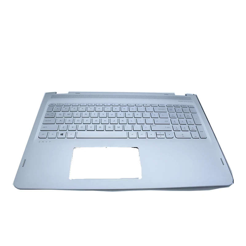 

JIANGLUN Laptop Palmrest With US Layout Backlight Keyboard Silver Color For HP M6-AQ