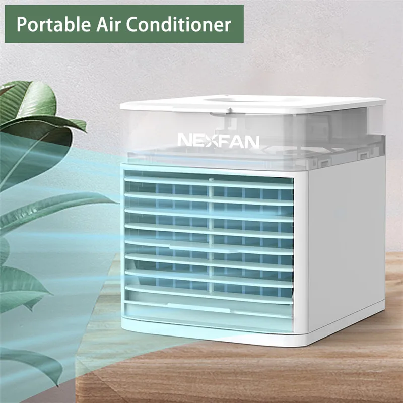 Mini Portable Air Conditioner Humidifier with UVC Sterilization Air Cooler Personal Space Air Cooling USB Rechargeable Desk Fan
Mini Portable Air Conditioner Humidifier with UVC Sterilization Air Cooler Personal Space Air Cooling USB Rechargeable Desk Fan