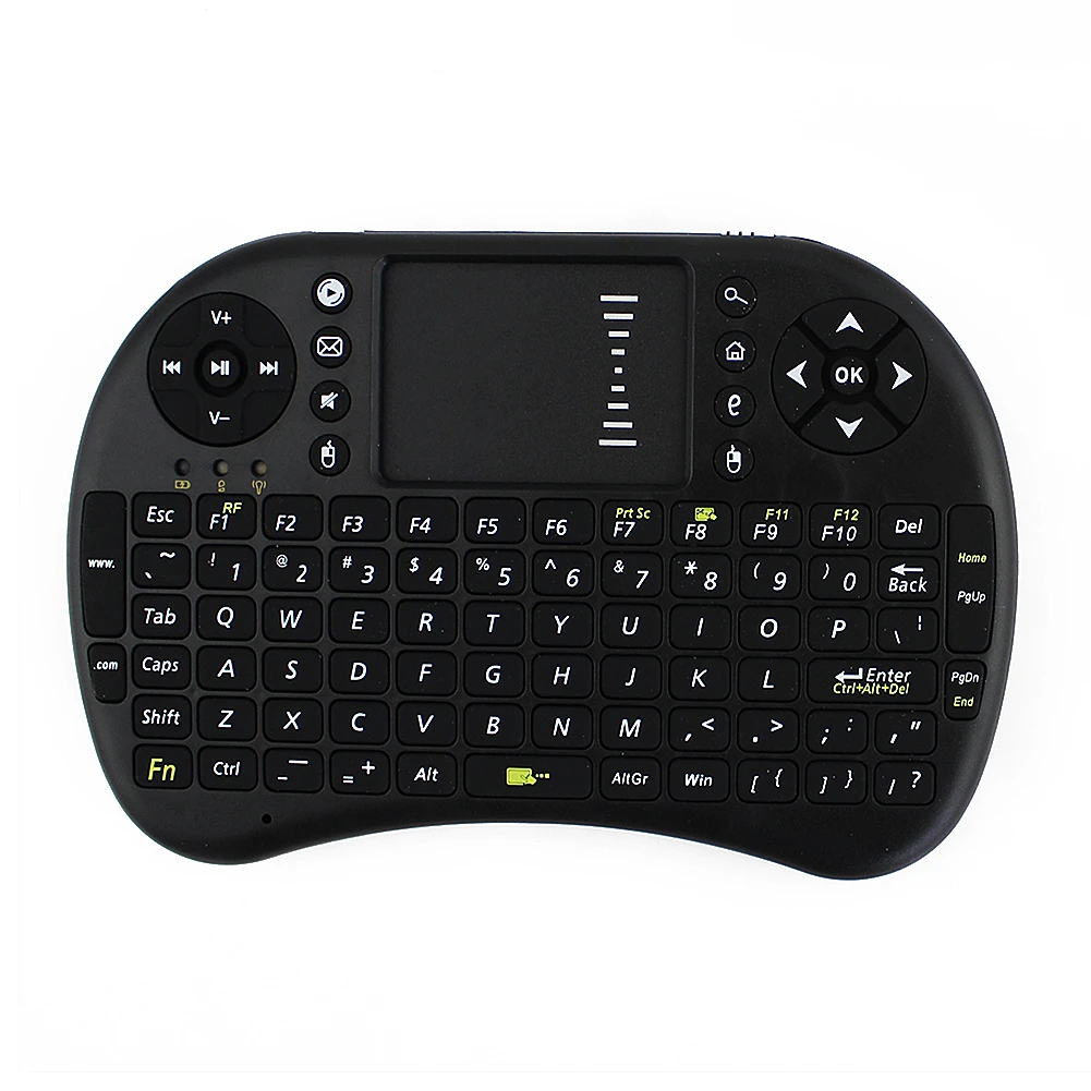 2.4G Mini USB Wireless Keyboard Touchpad Combo Fly Air Mouse Mause Remote Control for Android Windows TV Box Phone
2.4G Mini USB Wireless Keyboard Touchpad Combo Fly Air Mouse Mause Remote Control for Android Windows TV Box Phone