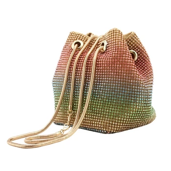 Boutique Clutch Purses for Women Bucket Evening Bags Rhinestone Chain Shoulder Bag Ladies Party Prom Wedding
Boutique Clutch Purses for Women Bucket Evening Bags Rhinestone Chain Shoulder Bag Ladies Party Prom Wedding
