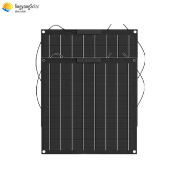 Flexible Solar Panel 50W 100W ETFE Monocrystalline Silicon Solar Panel 18V Cell Solar battery charger in China 100w 2pcs of 50w
Flexible Solar Panel 50W 100W ETFE Monocrystalline Silicon Solar Panel 18V Cell Solar battery charger in China 100w 2pcs of 50w