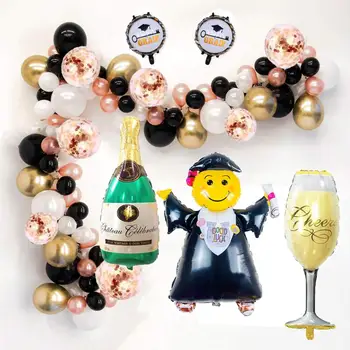 Graduation Balloons 2020 Rose Gold Black Congratulation Graduation Gift High School Party Decorations Balloons Garland Set
Graduation Balloons 2020 Rose Gold Black Congratulation Graduation Gift High School Party Decorations Balloons Garland Set