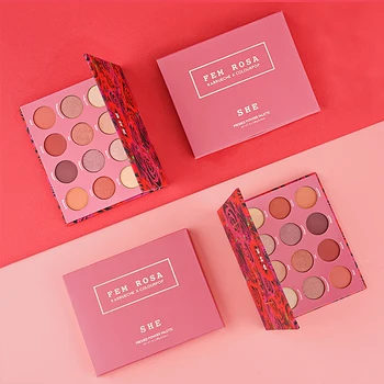 Colourpop glitter and matte 12 Colors FEM ROSE shadow palette 
Colourpop glitter and matte 12 Colors FEM ROSE shadow palette