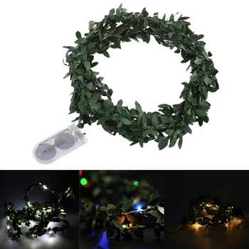 2M 20 LEDs leaf garland Button battery operate Copper LED fairy string lights for christmas wedding decoration party
2M 20 LEDs leaf garland Button battery operate Copper LED fairy string lights for christmas wedding decoration party