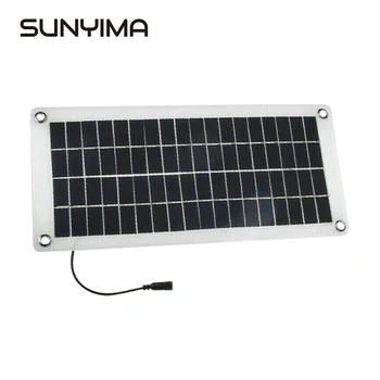 SUNYIMA Solar Panel 18V 20W Dual USB Fast Charging Mini Solar System DIY For Battery Cell Phone Chargers Portable Solar Cell
SUNYIMA Solar Panel 18V 20W Dual USB Fast Charging Mini Solar System DIY For Battery Cell Phone Chargers Portable Solar Cell