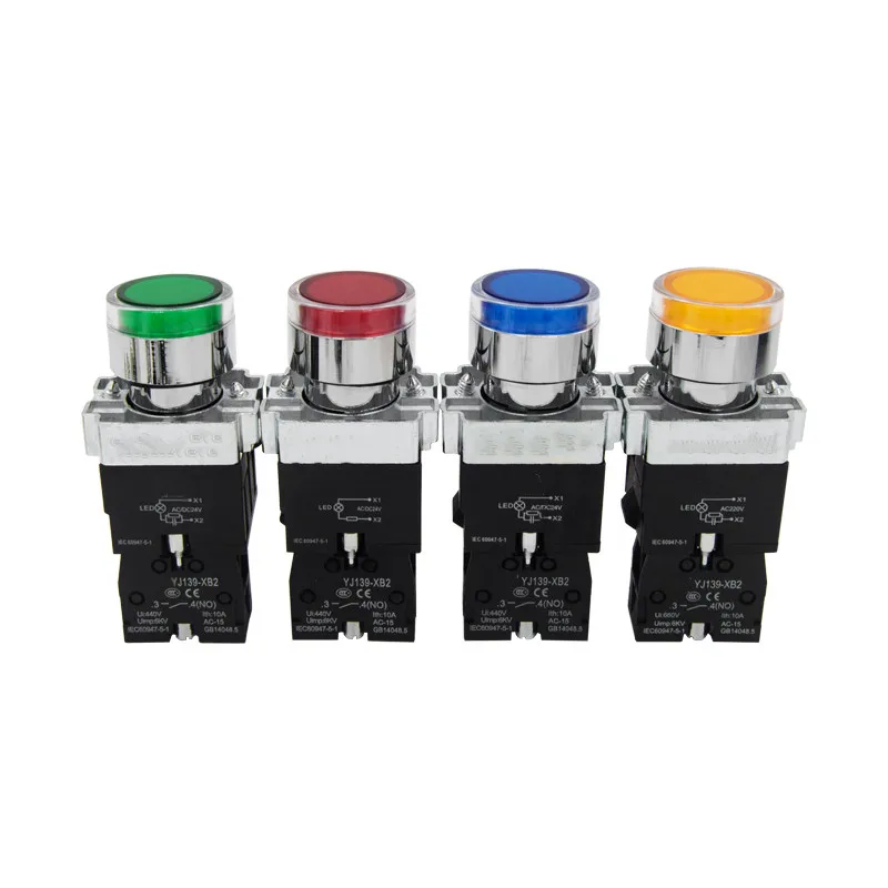 22mm Momentary XB2-BW3361 Round Push Button Switch with LED light 1NO 24V/AC220V/AC380V Green,Red,Yellow,Blue ZB2-BE101C
22mm Momentary XB2-BW3361 Round Push Button Switch with LED light 1NO 24V/AC220V/AC380V Green,Red,Yellow,Blue ZB2-BE101C
