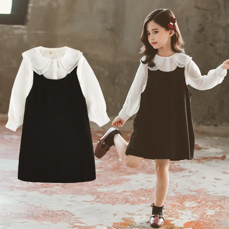 Girls Dress Outfit 2020 Spring Clothing New Style 7-Year-Old Big Boy Korean-style-Style Fashion 8 Children Western Style Shirt T
Girls Dress Outfit 2020 Spring Clothing New Style 7-Year-Old Big Boy Korean-style-Style Fashion 8 Children Western Style Shirt T