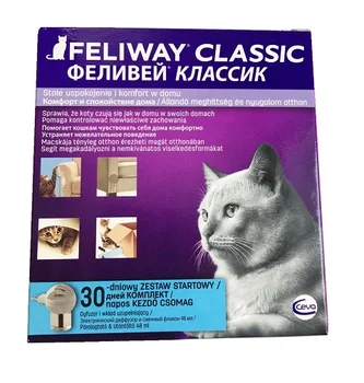 CEVA pheromone FELIWAY CLASSIC (Classic Feliway ®) Cat electric diffuser, and a removable vial CEVA
CEVA pheromone FELIWAY CLASSIC (Classic Feliway ®) Cat electric diffuser, and a removable vial CEVA