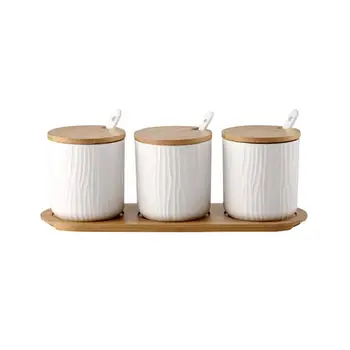 9.5x28.5cm Creative Nordic Style Ceramic Spice Jar Set Seasoning Box Salt Shaker Kitchen Kit White
9.5x28.5cm Creative Nordic Style Ceramic Spice Jar Set Seasoning Box Salt Shaker Kitchen Kit White