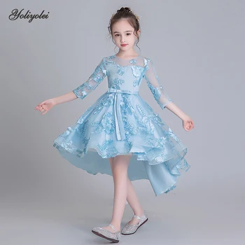 Yoliyolei Casual Mid-sleeves Girls Dress Children princess Voile Dresses Wedding Tuxedo Style Mesh Vestidos Party Child Clothes
Yoliyolei Casual Mid-sleeves Girls Dress Children princess Voile Dresses Wedding Tuxedo Style Mesh Vestidos Party Child Clothes