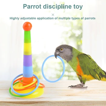 Puzzle Bird Toy Activity Training Colorful Rings Funny Mini Ferrule Toy For Parrot Development Training Interactive Toy Supplies
Puzzle Bird Toy Activity Training Colorful Rings Funny Mini Ferrule Toy For Parrot Development Training Interactive Toy Supplies