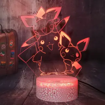 Adorable Pikachu Pokemon Go Action Figure 3D LED Visual Night Lamp Multicolor Changing USB Touch Table Lamp Baby Sleeping Lava
Adorable Pikachu Pokemon Go Action Figure 3D LED Visual Night Lamp Multicolor Changing USB Touch Table Lamp Baby Sleeping Lava