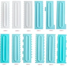 Comb Scraper Tool. Cake Patterning-Tool Turn-Sugar Baking Plastic Stocked 31 Cream
