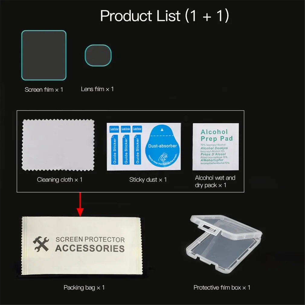 Tempered Glass Screen Protector Scratch-resistant Protective Film Camera Accessories for FIMI PALM FPV Accessories
Tempered Glass Screen Protector Scratch-resistant Protective Film Camera Accessories for FIMI PALM FPV Accessories