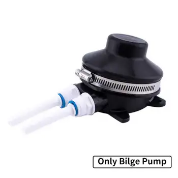 Boat RV Seawater Mobile Toilet Mini Anti Leak Quick Connection Specialist Foot Press Submersible Marine Self Priming Bilge Pump