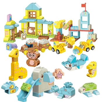 Big Size Animal Building Blocks Monkey Dog Penguin Car Figures Assembling Bricks Model Educational Toys for Kids Girls Gift
Big Size Animal Building Blocks Monkey Dog Penguin Car Figures Assembling Bricks Model Educational Toys for Kids Girls Gift