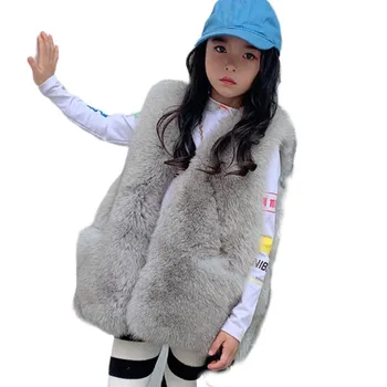 Natural Fox Fur Coat Girls Vest Real Fox Fur Coats Natural Fur Overcoat Fashion Warm kids Outerwear Winter waistcoat Y2537
Natural Fox Fur Coat Girls Vest Real Fox Fur Coats Natural Fur Overcoat Fashion Warm kids Outerwear Winter waistcoat Y2537
