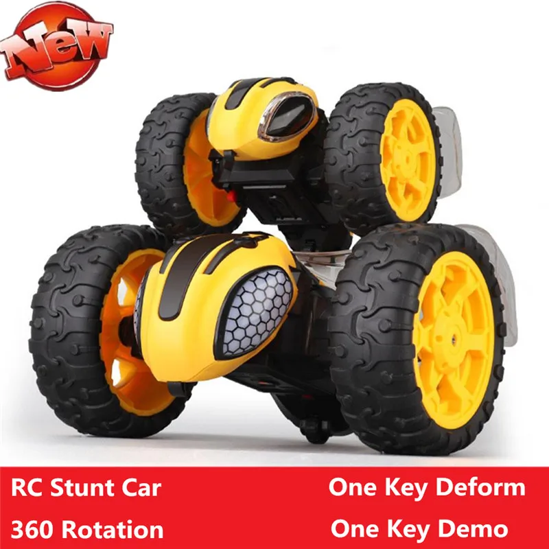 RC Stunt Car With Flash Light One Key Deform Racing Car One Key Demo Dance Drift Car 360 degree rotation Remote Control Cars Toy
RC Stunt Car With Flash Light One Key Deform Racing Car One Key Demo Dance Drift Car 360 degree rotation Remote Control Cars Toy