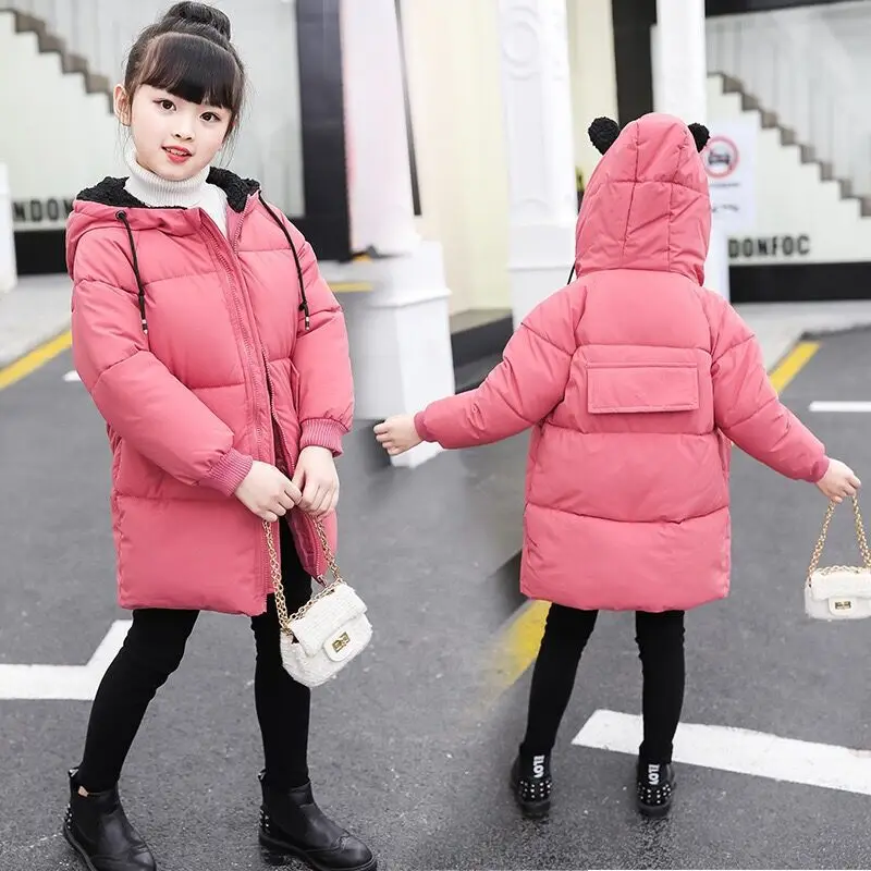 New Style CHILDREN'S Cotton Clothes 2019 Girls Baby Children Solid Color Bear Cotton Coat Cute Mid-length down Coat Fashion
New Style CHILDREN'S Cotton Clothes 2019 Girls Baby Children Solid Color Bear Cotton Coat Cute Mid-length down Coat Fashion