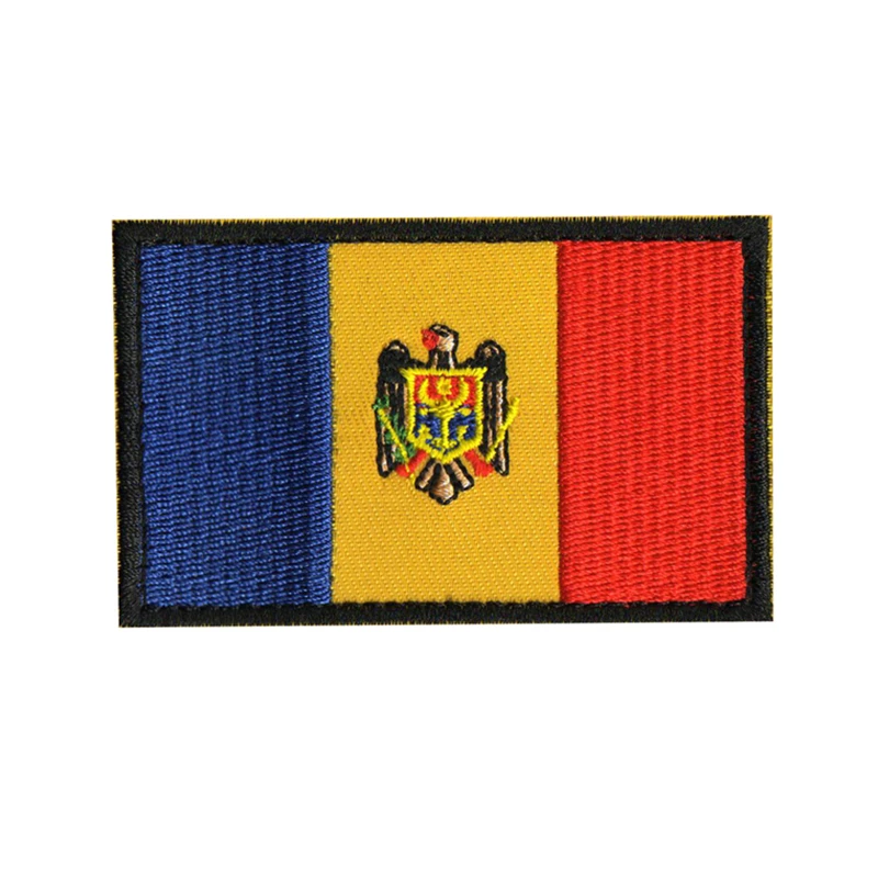 Moldova National Flag Embroidery Patch Embroidered Patches Military Tactical Armband Shoulder Mark Fabric Sticker
Moldova National Flag Embroidery Patch Embroidered Patches Military Tactical Armband Shoulder Mark Fabric Sticker