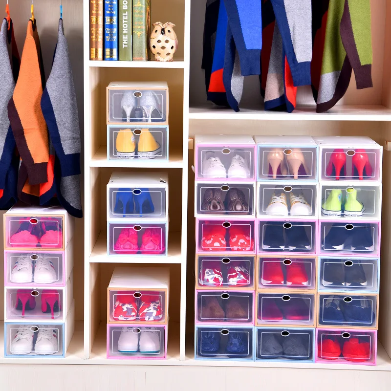 2PCS/Set Flip Shoes Transparent Drawer Case Plastic Shoe Boxes Stackable Box Storage Box Shoe Storage Organizer Dustproof
2PCS/Set Flip Shoes Transparent Drawer Case Plastic Shoe Boxes Stackable Box Storage Box Shoe Storage Organizer Dustproof