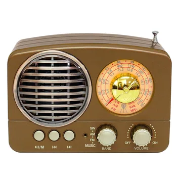 M-161BT ABS Audio USB Rechargeable Retro Bluetooth Speaker AM FM SW Gift TF Card Slot Mini Multifunction Home Durable Radio
M-161BT ABS Audio USB Rechargeable Retro Bluetooth Speaker AM FM SW Gift TF Card Slot Mini Multifunction Home Durable Radio