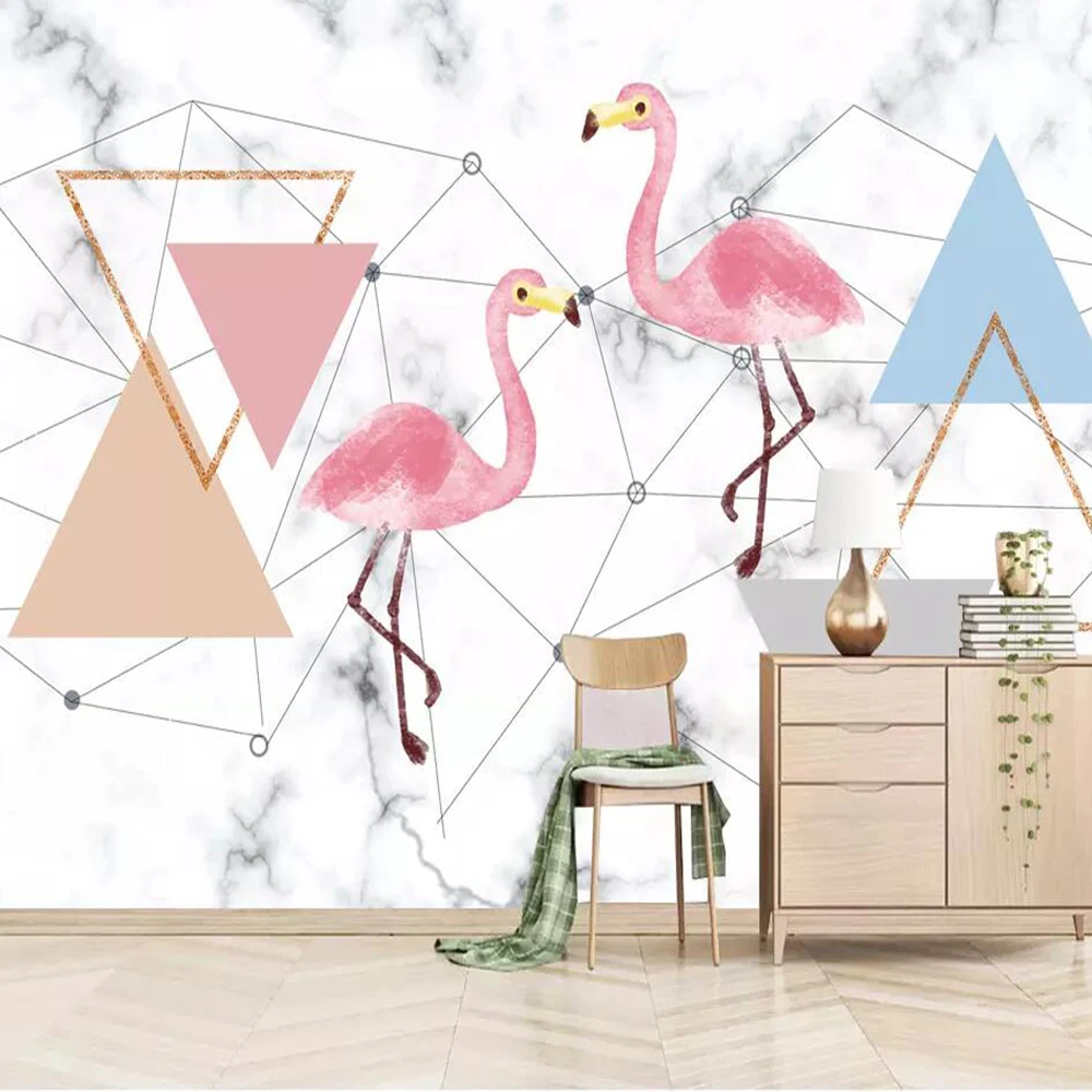 Dropship Custom Large 3D Wallpaper Mural Nordic Hand-painted Geometric Lines Flamingo Background Wall Decoration Wallpaper Mural
Dropship Custom Large 3D Wallpaper Mural Nordic Hand-painted Geometric Lines Flamingo Background Wall Decoration Wallpaper Mural