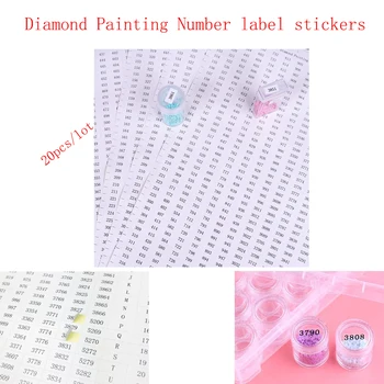 New Diamond Painting Tools Number label stickers for Square Round Diamond painting Storage Box Accessory Tools A4 size 20 sheets
New Diamond Painting Tools Number label stickers for Square Round Diamond painting Storage Box Accessory Tools A4 size 20 sheets