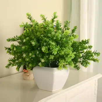 1 Bunch Simulation Asparagus Fake Flower Bouquet DIY Desk Bonsai Decor Artificial Green Grass Plastic Fern Bush Branch Plant
1 Bunch Simulation Asparagus Fake Flower Bouquet DIY Desk Bonsai Decor Artificial Green Grass Plastic Fern Bush Branch Plant