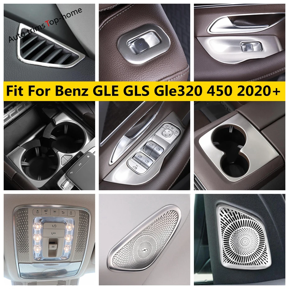 Stainless Steel Accessories For Mercedes-Benz GLE GLS Gle320 450 2020 2021 Speaker Window Lift Water Cup Air AC Vent Cover Trim
Stainless Steel Accessories For Mercedes-Benz GLE GLS Gle320 450 2020 2021 Speaker Window Lift Water Cup Air AC Vent Cover Trim