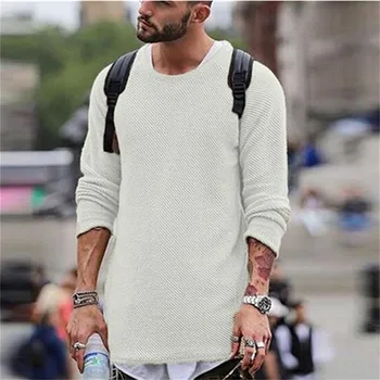 2020 Casual Men's Sweater O-Neck Solid Color Loose Fit Knittwear Autumn Winter Mens Sweaters Pullovers Pullover Bottoming Shirt
2020 Casual Men's Sweater O-Neck Solid Color Loose Fit Knittwear Autumn Winter Mens Sweaters Pullovers Pullover Bottoming Shirt