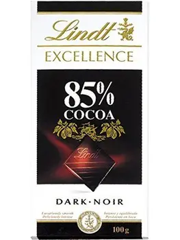 Lindt Excellence 85% Chocolate 100 g (Pack of 4)
Lindt Excellence 85% Chocolate 100 g (Pack of 4)